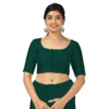 Green Blouse + Petticoat Combo