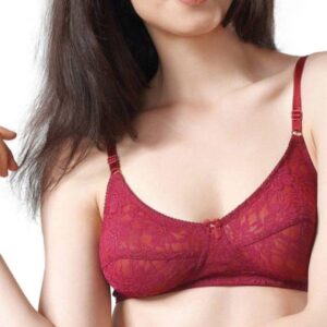 Vivid Burgundy Bra - Toya Fashion