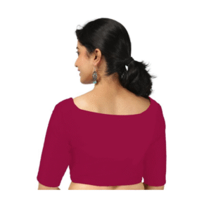 Purple Red Blouse Back