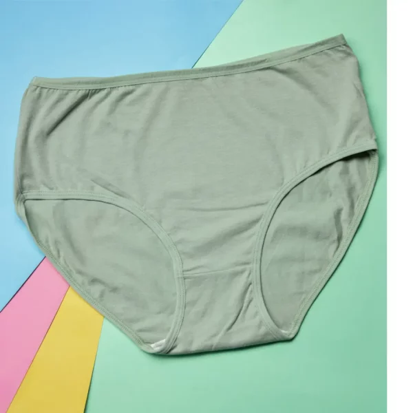 Valene All-Weather Super Soft Cotton Panty in Blush Green