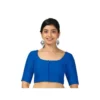 Blue blouse front
