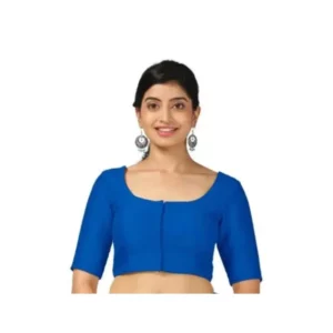 Blue blouse front