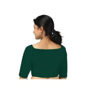 Green blouse back