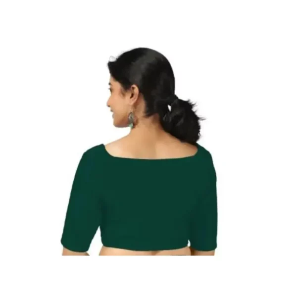 Green blouse back