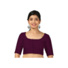 Merun blouse front