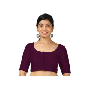 Merun blouse front