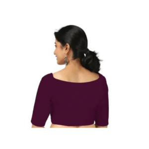 Merun blouse back