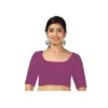 Purple blouse front