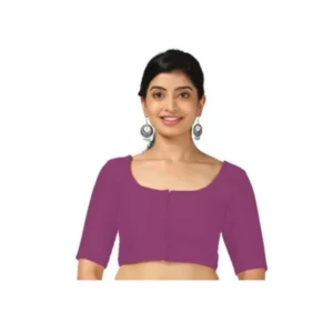 Purple blouse front