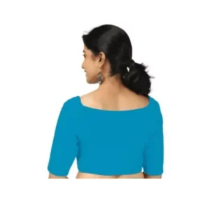 Blue Blouse Back