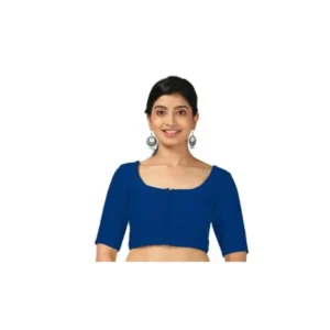Deep blue blouse