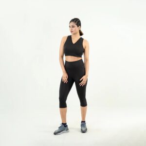 Active Vitality Cropped Vest - Black