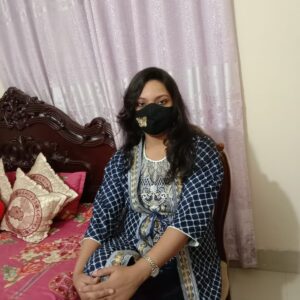 Screen printed and embroidered one piece readymade kurti