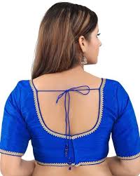 Blue Blouse with Less + Tarcel