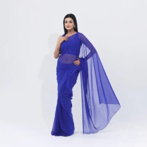 Blue-Color-Saree