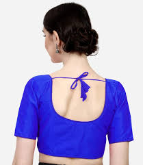 Blue Half Sleeve Blouse