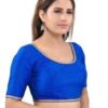 Blue Half Sleeve Blouse