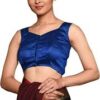 Blue-Sleeveless- Blouse