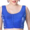 Blue-Sleeveless- Blouse
