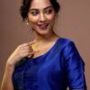 Blue Blouse With Less