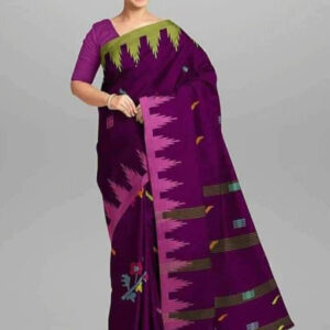 Half Slik Monipori Saree
