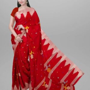 Half Slik Monipuri Saree